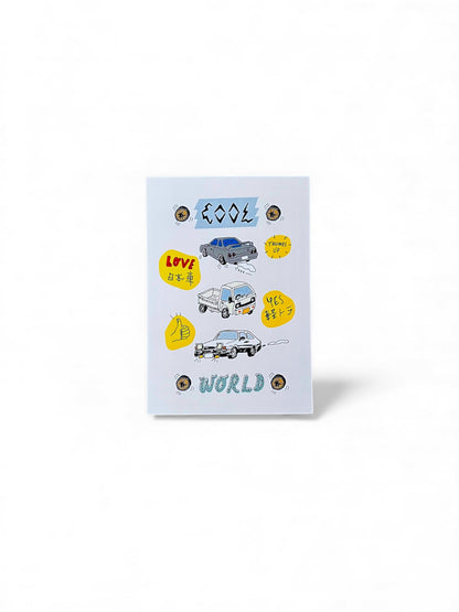 Cool Japanese Cars Postcard