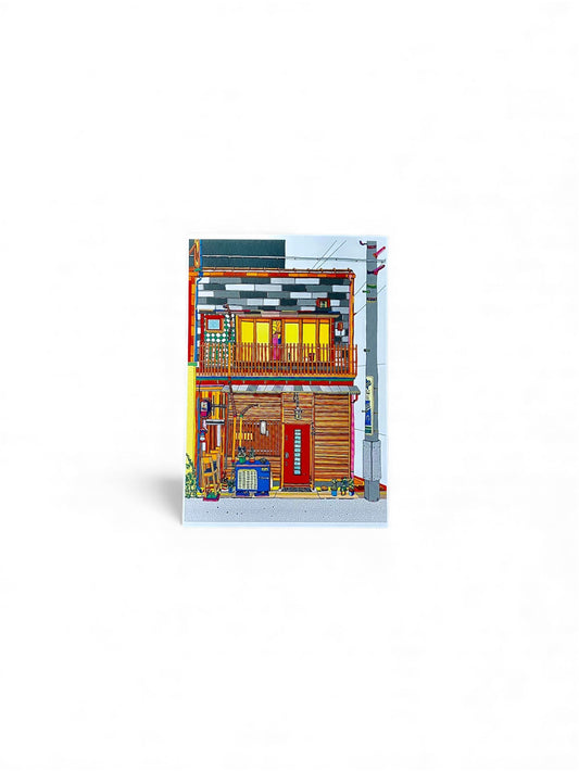 Traditional Tokyo Home Postcard