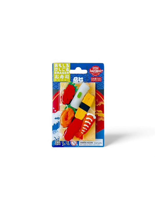 IWAKO Puzzle Erasers – Sushi Set