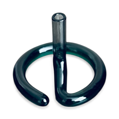 amabro TWO TONE Glass Incense Holder “Green”