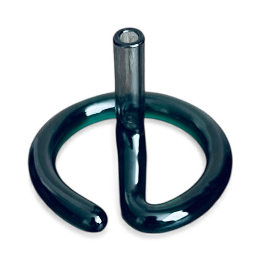 amabro TWO TONE Glass Incense Holder “Green”