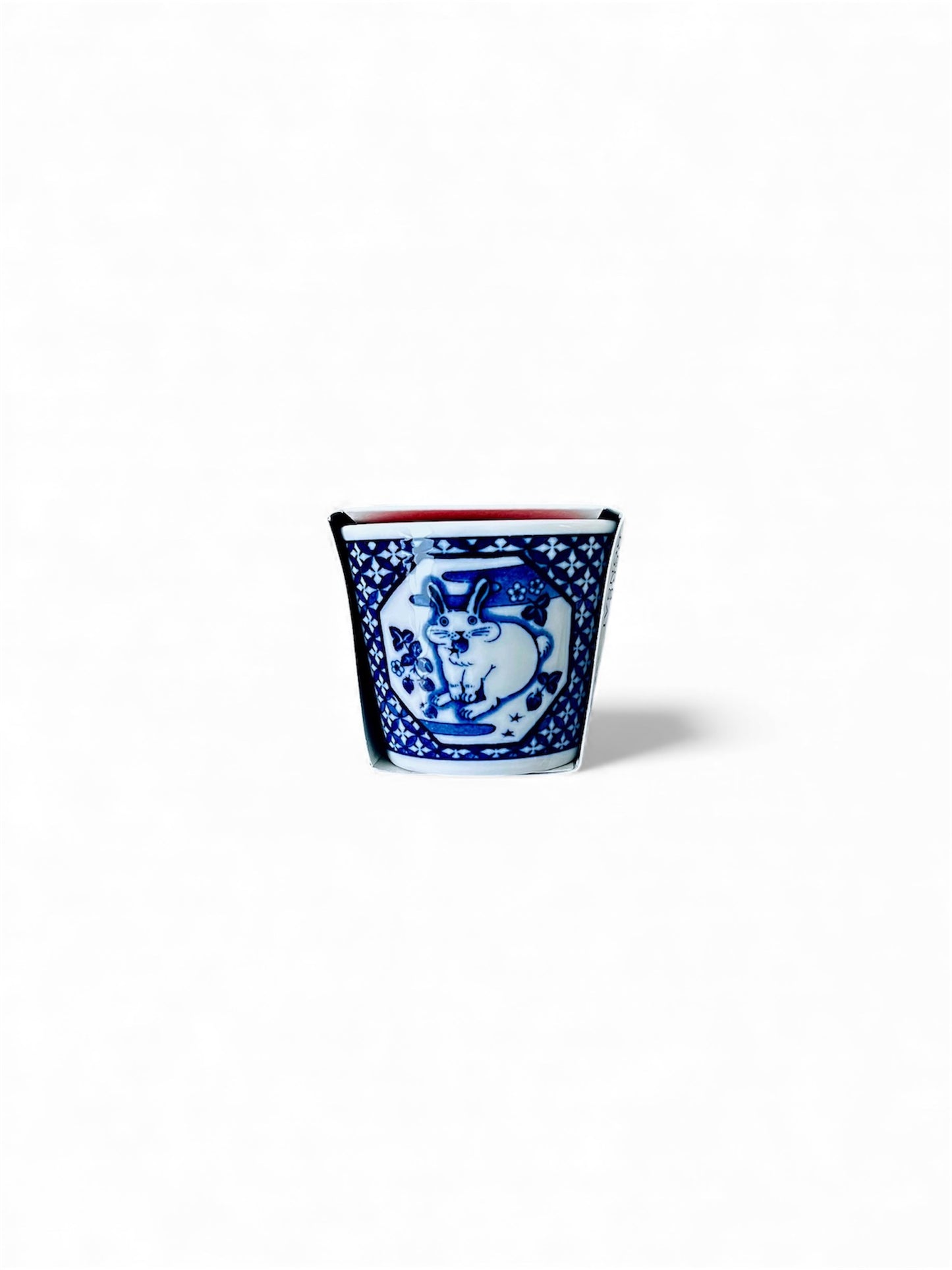Blue & White Komon Flower Bonsai – Rabbit / Wild Strawberry