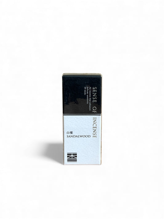 KOSAIDO KYOTO – SENSE OF INCENSE: Sandalwood Incense Sticks (20 Sticks) with Aluminum Holder