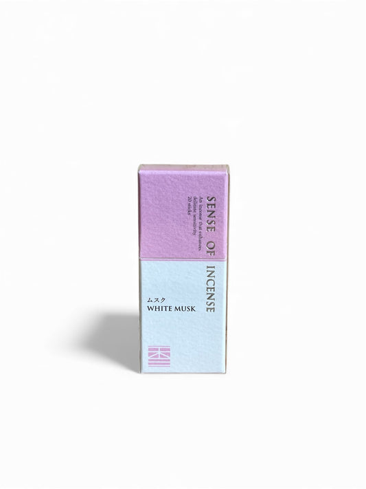 KOSAIDO KYOTO – SENSE OF INCENSE: Musk Incense Sticks (20 Sticks) with Aluminum Holder