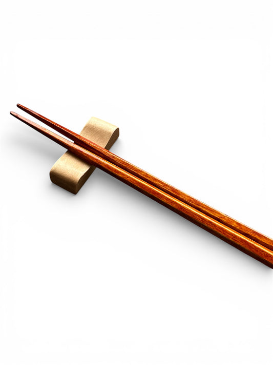 Minimal Curved Wooden Chopstick Rest