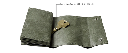 Situs Minimalist Wallet – Made with Tyvek® "Dark Red"